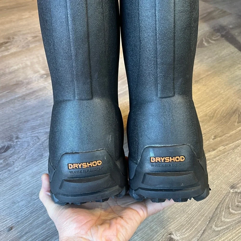 NWOB‎ Dryshod Haymaker Gusset Mens 14 Black Waterproof Insulated Work Boots